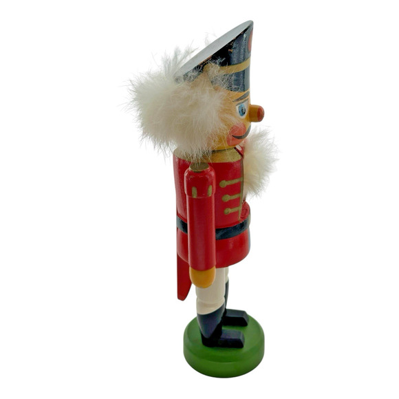 VTG Erzgebirge Expertic Nutcracker 9.5” DDR German Wooden Soldier Missing Sword - Picture 11 of 13